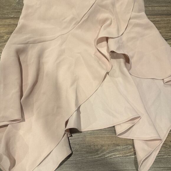 Xscape Off the Shoulder Handkerchief Hem Cocktail Dress in Blossom Size 4. NWT - Picture 13 of 13